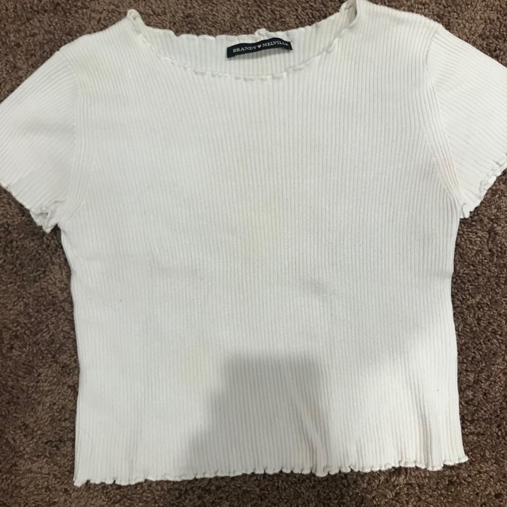 brandy melville white top